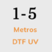 1 - 5 metros