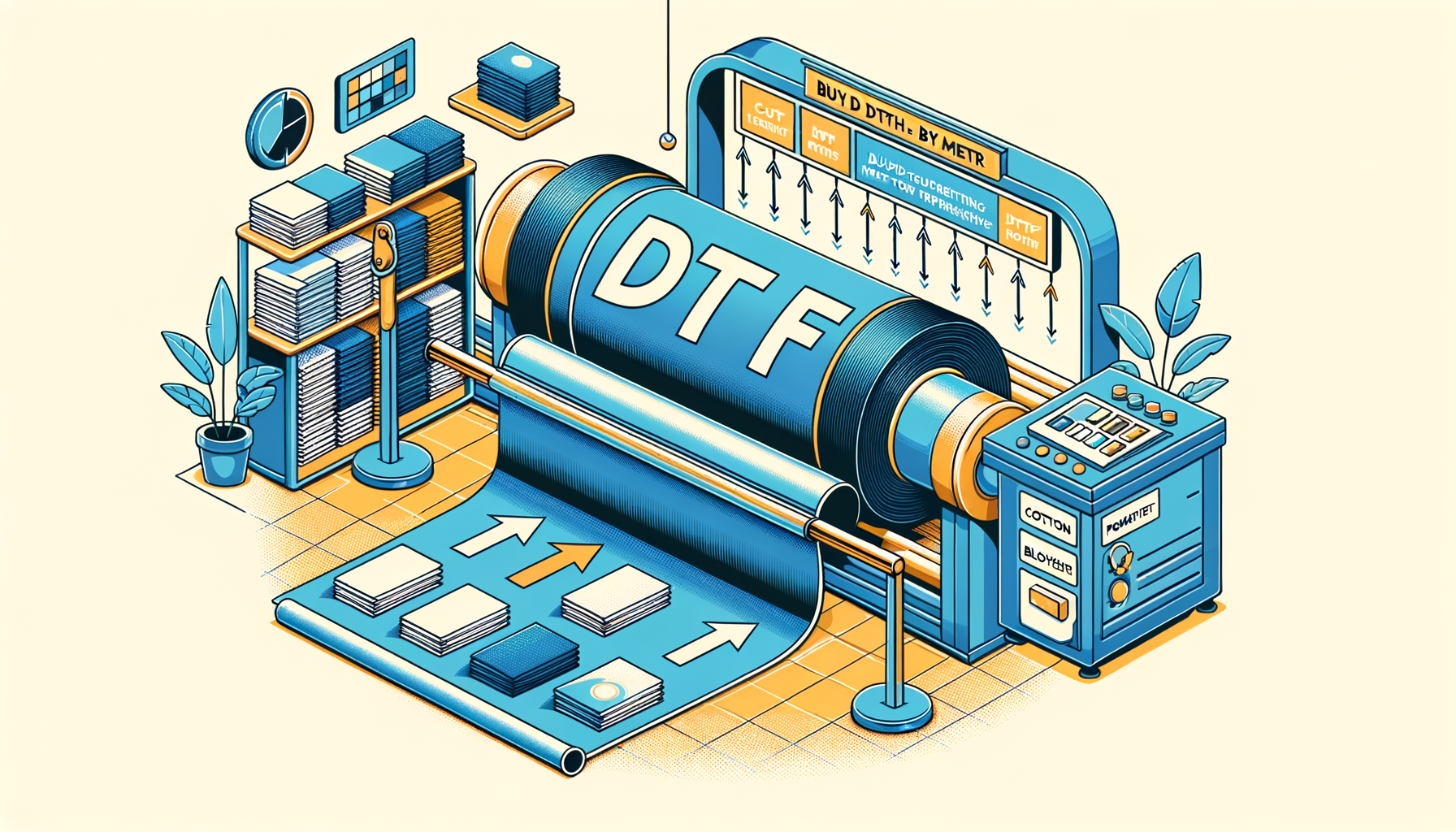 DTF por metros