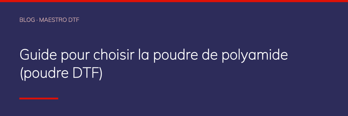 Guide pour choisir la poudre de polyamide (poudre DTF)