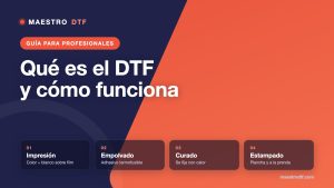Qué es el DTF y cómo funciona: las cuatro fases del proceso — impresión, empolvado, curado y estampado